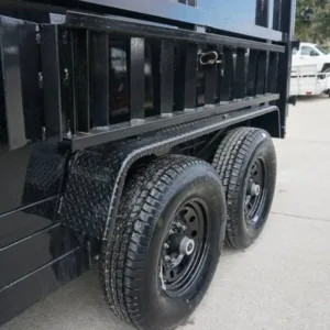 7×12 Hydraulic Dump Trailer with 4ft Sides (2) 7K Axles