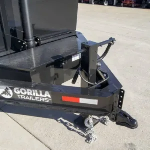 7×14 Gorilla Telescopic IBeam Dump Trailer with 3ft Sides (2) 7K Axles