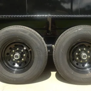 7×14 Hydraulic Dump Trailer 3ft Sides 2-7k Axles GVWR 14K