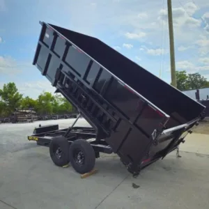7×14 Hydraulic Dump Trailer with 4ft Sides (2) 7K Axles
