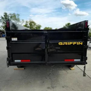 7×14 Hydraulic Dump Trailer with 4ft Sides (2) 7K Axles