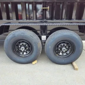 7×14 Hydraulic Dump Trailer with 4ft Sides (2) 7K Axles