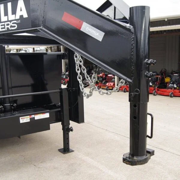 7×16 Gorilla Telescopic Gooseneck IBeam Dump Trailer 3ft Sides (2) 7K Axles 7×16 Gorilla Telescopic Gooseneck IBeam Dump Trailer 3ft Sides (2) 7K Axles