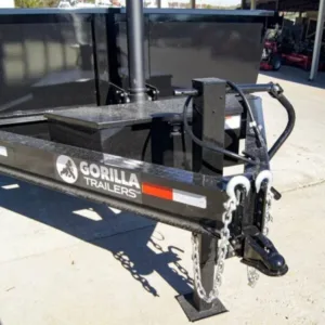 7×16 Gorilla Telescopic IBeam Dump Trailer with 2ft Sides (2) 7K Axles