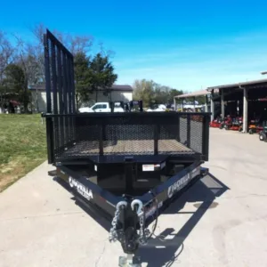 7×16 IBeam Hybrid Hydraulic Dump Trailer with 2ft Sides (2) 6K Axles