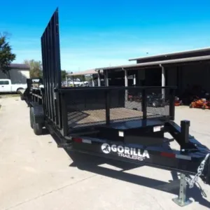 7×16 IBeam Hybrid Hydraulic Dump Trailer with 2ft Sides (2) 6K Axles