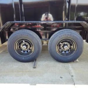 7×16 IBeam Hybrid Hydraulic Dump Trailer with 3ft Sides (2) 6K Axles