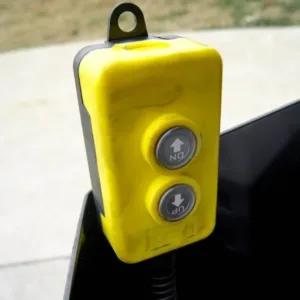 7×16 Telescopic Dump Trailer with 3ft Sides (2) 7K Axles GVWR 14k