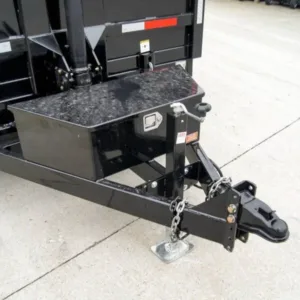 7×16 Telescopic Dump Trailer with 3ft Sides (2) 7K Axles GVWR 14k