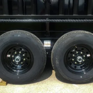 7×16 Telescopic Dump Trailer with 4ft Sides (2) 7K Axles 14k GVWR