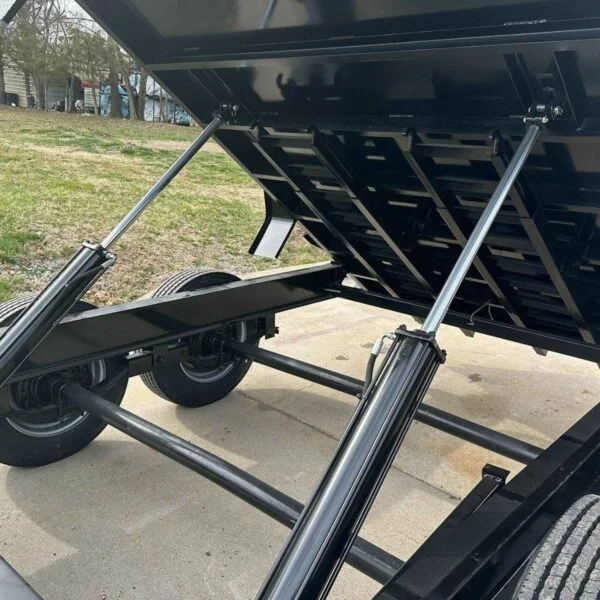 7×20 Hybrid Utility Dump Trailer 2ft Sides with Box (2) 7K Axles No Side Gate 7×20 Hybrid Utility Dump Trailer 2ft Sides with Box (2) 7K Axles No Side Gate