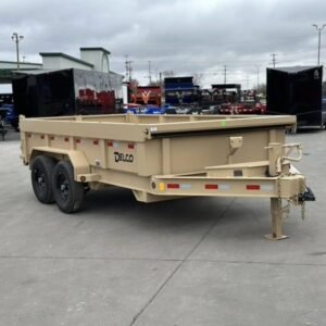 7x14 7TON Telescopic Dump Trailer with alum wheels - Waitrosecowes Store