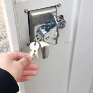 8ft Cubic Shipping Container w/Door+Window 8’Lx6.7’Wx7.4’H - M-W Containers