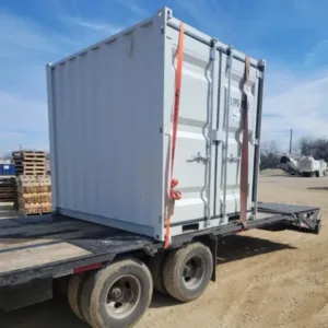 8ft Cubic Shipping Container w/Door+Window 8’Lx6.7’Wx7.4’H - M-W Containers