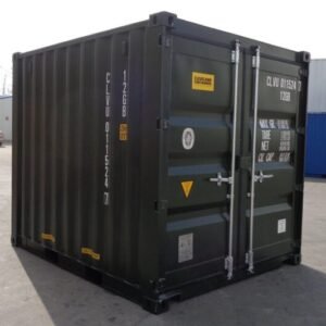 8Ft One Trip Shipping Container (Green) - First Choice Shipping Containers