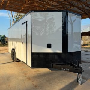 Coast To Coast 8.5×24 White Blackout Enclosed Cargo Trailer