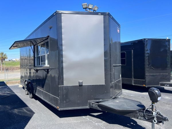 Black 8.5×20 Concession Trailer For Sale – Waitrosecowes Store Black 8.5×20 Concession Trailer For Sale - Waitrosecowes Store
