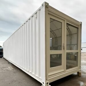 Converted 40ft Shipping Container | Open Plan Office | Portable Container Building - M-W Containers
