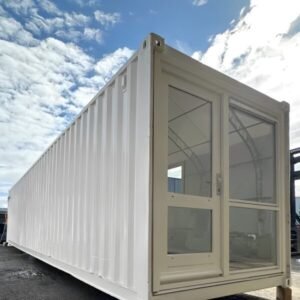 Converted 40ft Shipping Container | Open Plan Office | Portable Container Building - M-W Containers