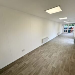 Converted 40ft Shipping Container | Open Plan Office | Portable Container Building - M-W Containers