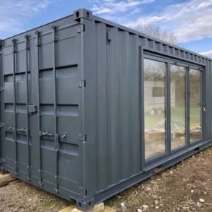 Converted Shipping Container Office Gym 20ft - First Choice Shipping Containers