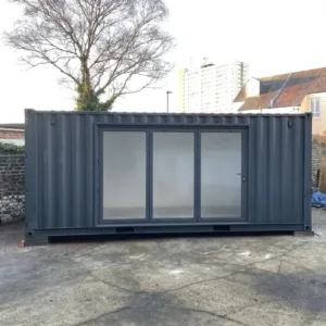 Converted Shipping Container Office Gym 20ft - First Choice Shipping Containers