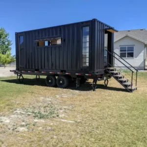 Custom 20ft Shipping Shopping Container on Wheels - M-W Containers