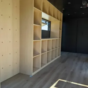 Custom 20ft Shipping Shopping Container on Wheels - M-W Containers