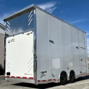 Enclosed ATC Car Trailer 2026 22ft. Aluminum Stacker ROM 900 w/14ft. Tiltable Lift 5264