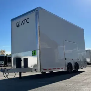 Enclosed ATC Car Trailer 2026 22ft. Aluminum Stacker ROM 900 w/14ft. Tiltable Lift 5264