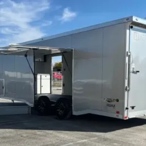 Enclosed ATC Car Trailer 2026 24ft. Aluminum ROM 400 w/Large Escape Door & Aluminum Wheels 5753