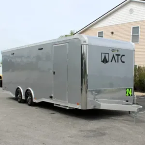 Enclosed ATC Car Trailer 2026 24ft. Aluminum ROM 400 w/Large Escape Door & Aluminum Wheels 5753