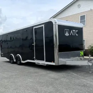 Enclosed ATC Car Trailer 2026 24ft. Aluminum ROM 450 w/Large Escape Door & LifeTrac 6106