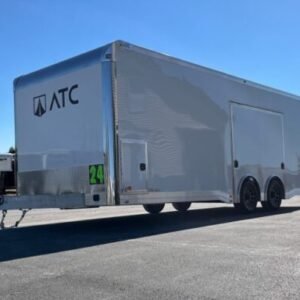 Enclosed ATC Car Trailer 2026 24ft. Aluminum ROM 550 w/Large Escape Door & LifeTrac 4994