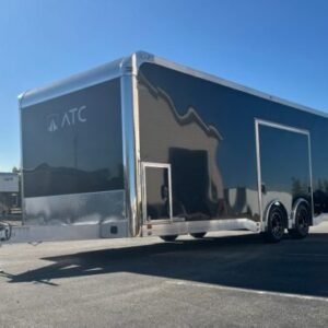 Enclosed ATC Car Trailer 2026 24ft. Aluminum ROM 550 w/Large Escape Door & LifeTrac 6203