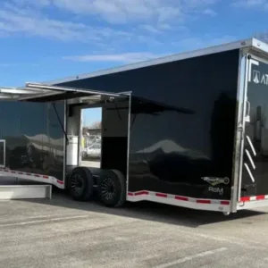Enclosed ATC Car Trailer 2026 28ft. Aluminum ROM 550 w/LifeTrac & Large Escape Door 5951