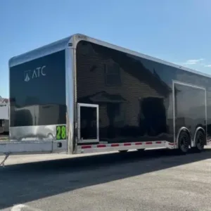 Enclosed ATC Car Trailer 2026 28ft. Aluminum ROM 550 w/LifeTrac & Large Escape Door 5951