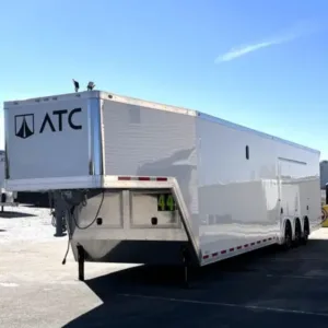 Enclosed ATC Gooseneck Car Trailer 2026 44ft. Aluminum ROM 500 w/Aluminum Wheels 5790