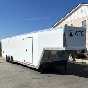 Enclosed ATC Gooseneck Car Trailer 2026 44ft. Aluminum ROM 500 w/Aluminum Wheels 5790