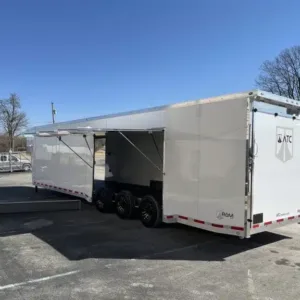 Enclosed ATC Gooseneck Car Trailer 2026 44ft. Aluminum ROM 500 w/Aluminum Wheels 5790