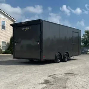 Enclosed Car Hauler 2025 20ft. Blaze w/Finished Interior, Black-Out Package, & More! 0105