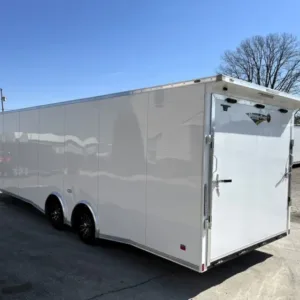 Enclosed Car Hauler 2025 26ft. Blaze w/Cabinets, Flooring, Alum Wheels, Spread Torsion Axles & More! 9882