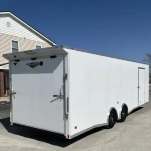 Enclosed Car Hauler 2025 26ft. Blaze w/Cabinets, Flooring, Alum Wheels, Spread Torsion Axles & More! 9882
