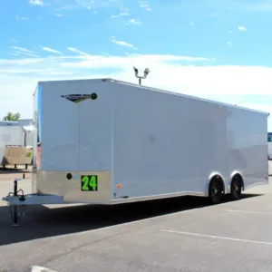 Enclosed Car Hauler 2026 24ft. Aluminum Blaze w/Finished Interior & Aluminum Wheels 0862