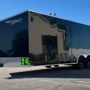 Enclosed Car Hauler 2026 24ft. Hero w/Heavy Duty Ramp Door & 7ft. Interior 0940