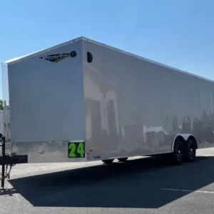 Enclosed Car Hauler 2026 24ft. Hero w/Heavy Duty Ramp Door & Aluminum Wheels 0941