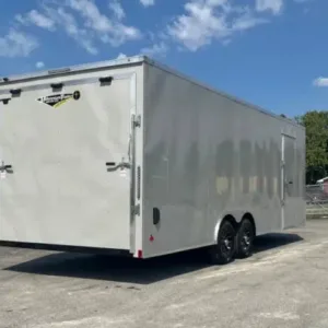 Enclosed Car Hauler 2026 24ft. Hero w/Heavy Duty Ramp Door & Aluminum Wheels 0939
