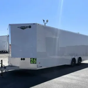 Enclosed Car Hauler 2026 26ft. Aluminum Blaze w/Finished Interior & Aluminum Wheels 1042