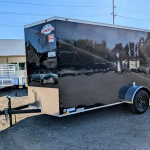 Fast Cargo 6×12 Tandem Axle Blackout Enclosed Trailer For Sale - Waitrosecowes Store