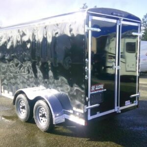 Fast Cargo Black Tandem Axle 6×12 Cargo Trailer For Sale - Waitrosecowes Store
